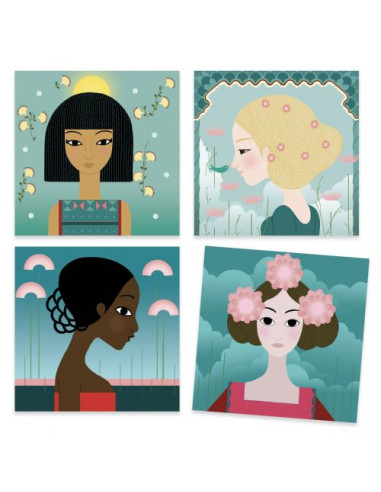 DJECO - DECORA CON SELLOS TRASPARENTES