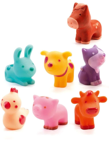 DJECO - TROOPO FARM ANIMALES DE GOMA