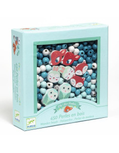 DJECO - PERLAS DE MADERA PEQUEÑOS ANIMALES