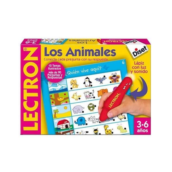 LECTRON LAPIZ LOS ANIMALES