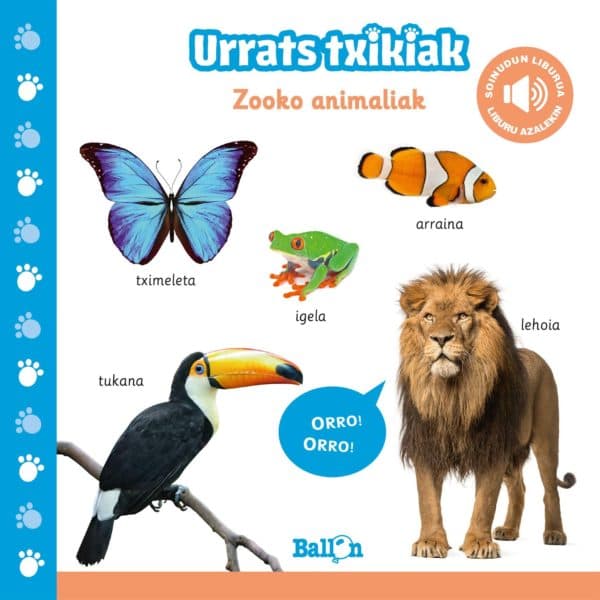 LIBURUA - ZOOKO ANIMALIAK SOINUDUN