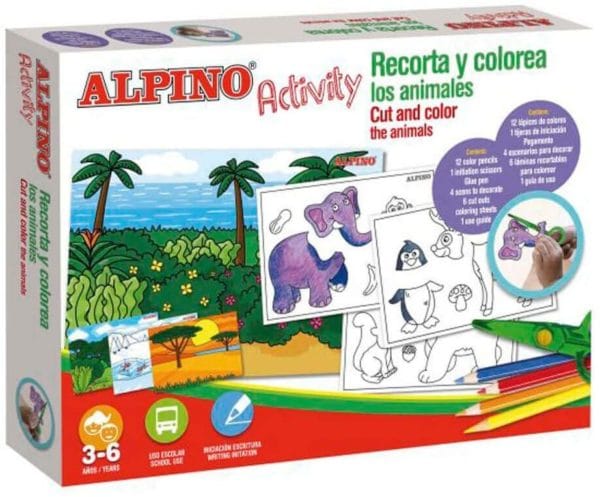 ALPINO - ALPINO RECORTAR Y COLOREAR