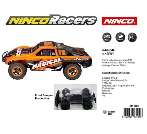NINCO - NINCORACERS RADICAL R-C BATERIA