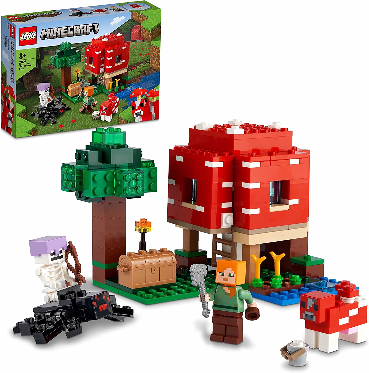 Lego Minecraft La Casa Champiñón Amets Juguetes juegos para niños y disfraces AMETS